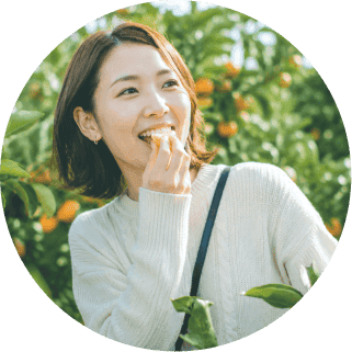 みかん狩りの様子